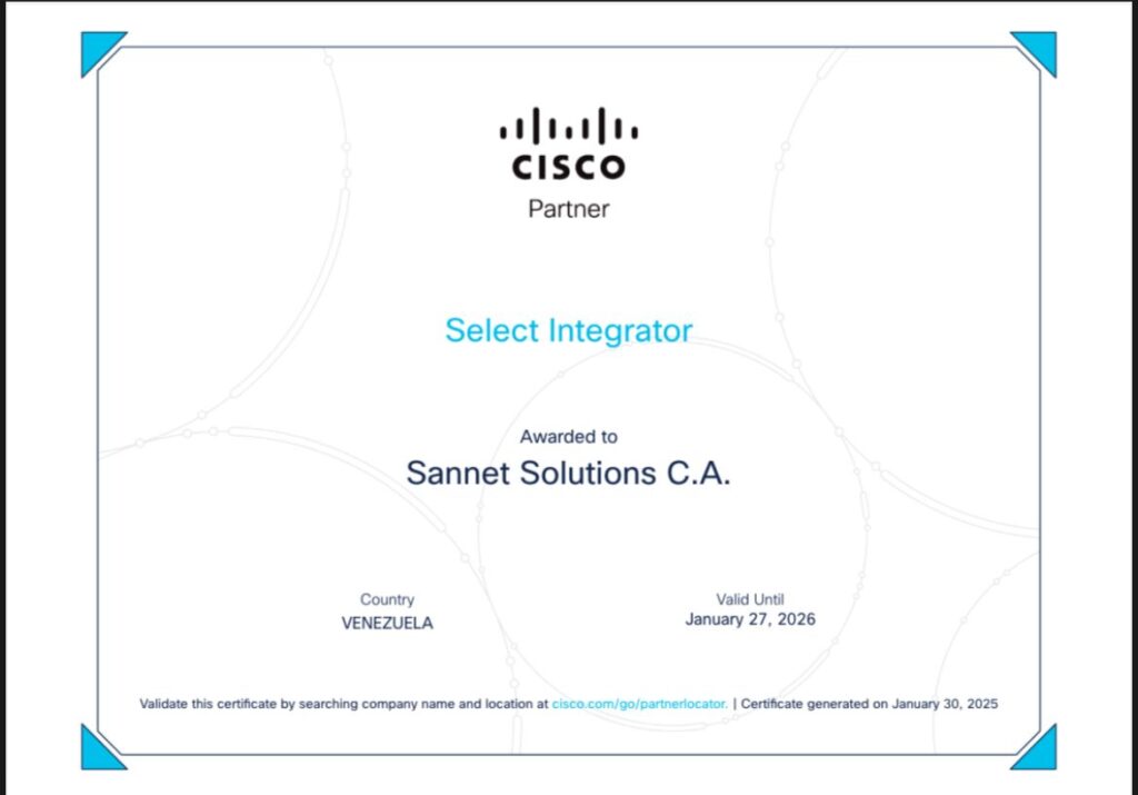 Certificado Cisco Latam 2025